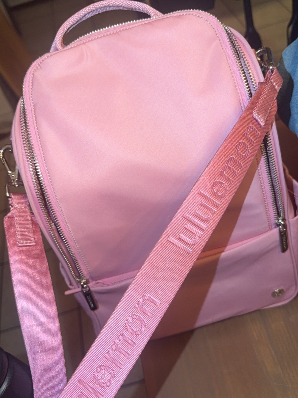Lululemon Pink City Essentials Small Backpack 10L